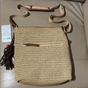 Crocheted crossbody bag